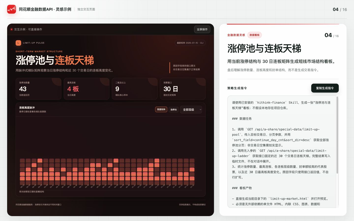 涨停池与连板天梯案例预览